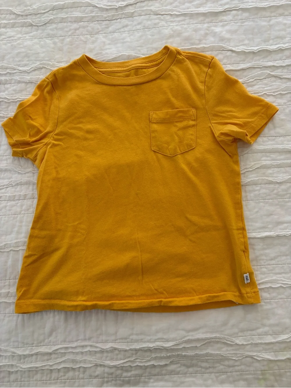 GAP Kids Yellow Pocket Tee